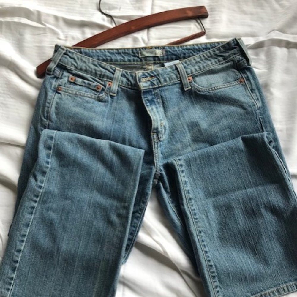 Blue Denim Levi's Low Boot-Cut 545, 12M